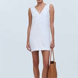 Madewell The Ariana Mini Dress in Heavyweight Linen